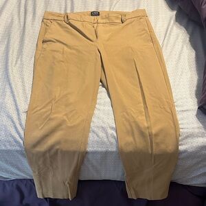 J. Crew Women's Tan Trousers